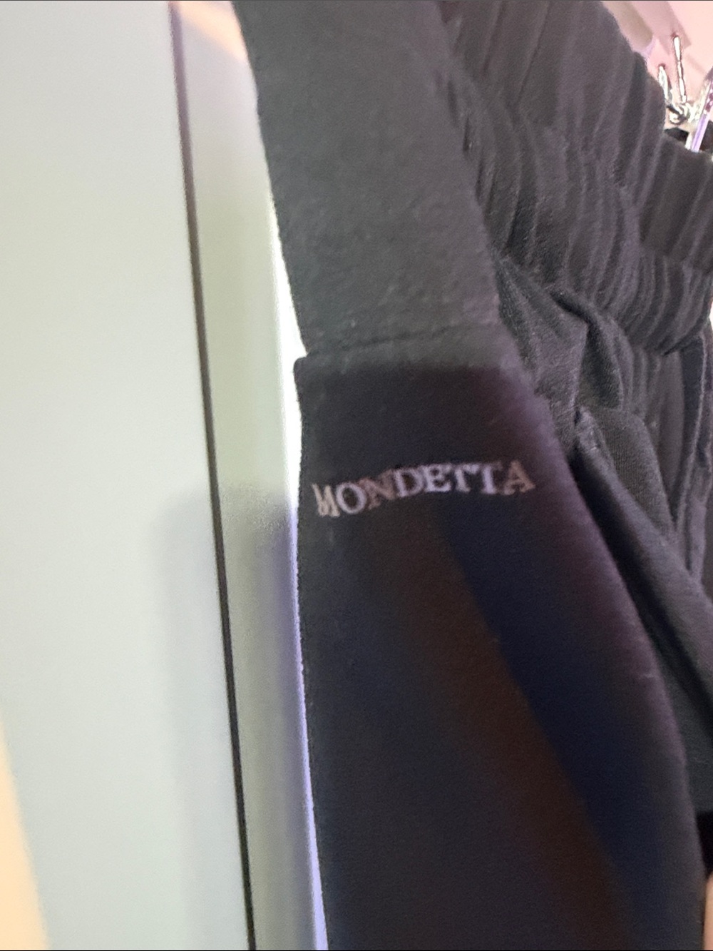 Mondetta Black Cargo Jogger Pants - Elastic Waist with Drawstring- medium - Picture 5 of 8